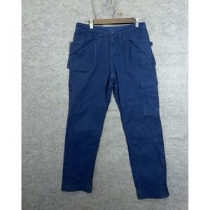 IKEA Cargo Trouser Pants Mens 30x30 Blue Straight F Utility Workwear